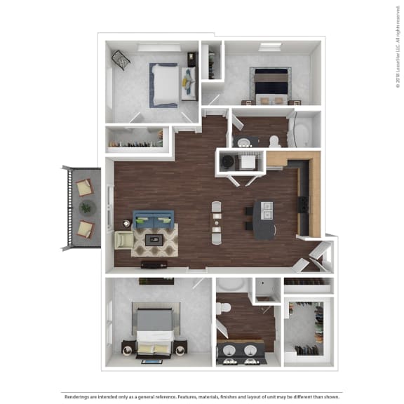 1, 2 & 3 Bedroom Apartments in Kansas City 45 Madison